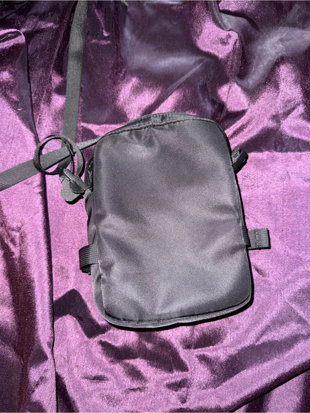 MAC Cosmetics Black Crossbody Cosmetic Pouch